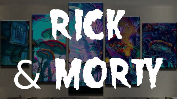 Rick and Morty Canvas Wall Art [Free Shipping] + (60% OFF)