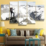 Mountain Climber 5 Piece Wall Canvas Art
