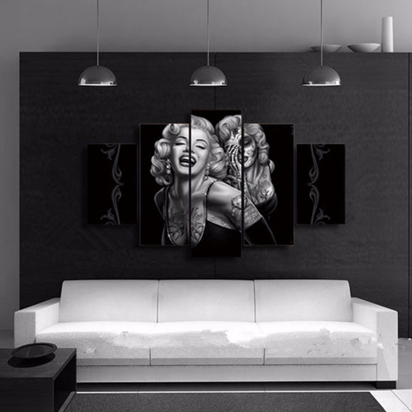 Marilyn Monroe 5 Piece Canvas Wall Art