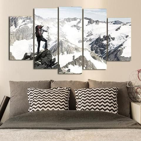 Mountain Climber 5 Piece Wall Canvas Art