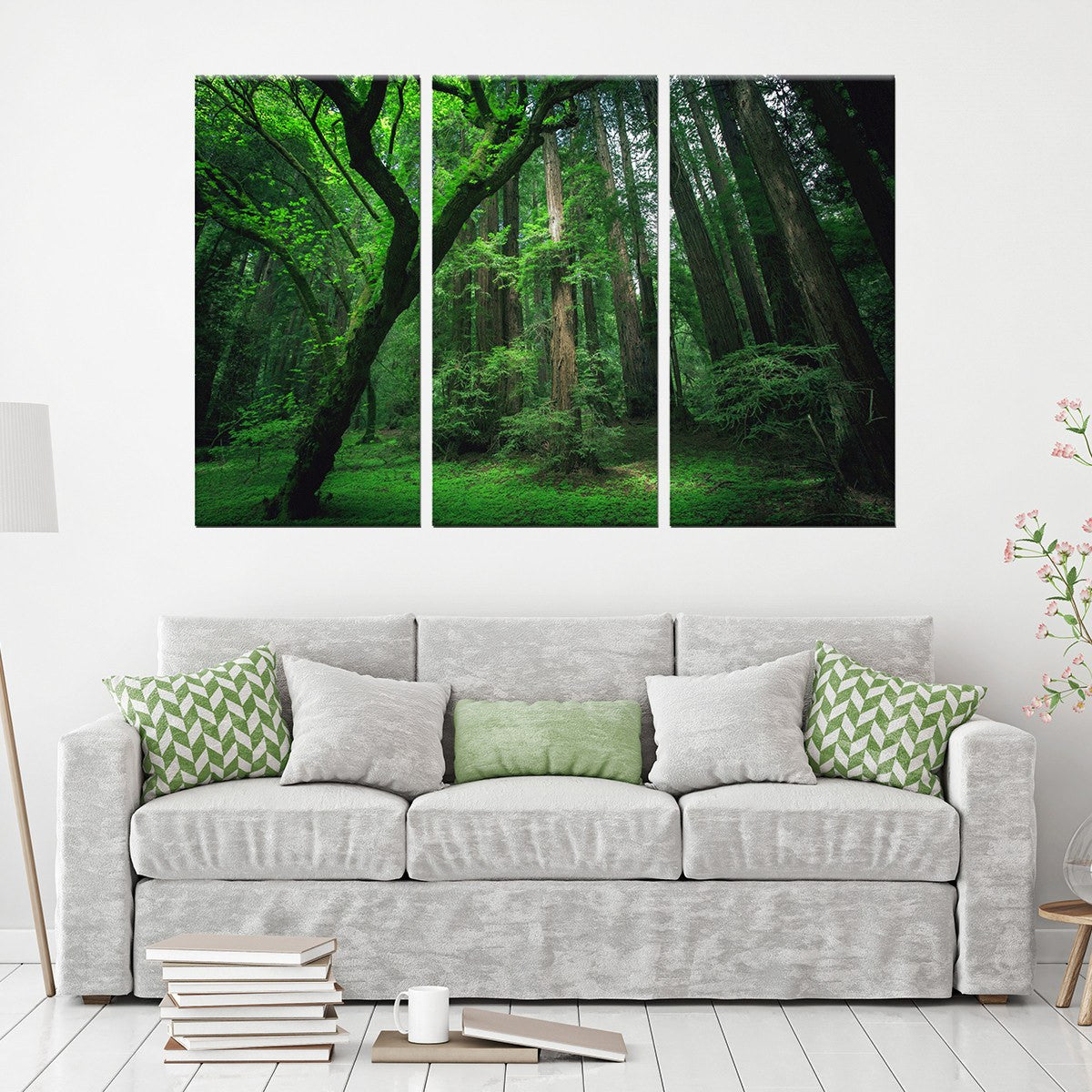 Lush Forest 3 Piece Canvas Wall Art – Vigor and Whim