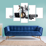 Hair and More 5 Piece Canvas Wall Art