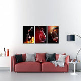 Pouring Wine 3 Piece Wall Canvas Art